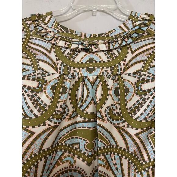 J. Crew Dress 100% Silk Size 6 Trastevere Shift Short Sleeve Crew Neck Classy - Picture 3 of 7